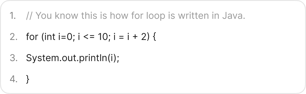 Java Code